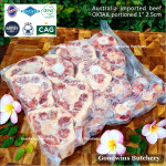 Beef OXTAIL Australia GBP frozen whole cut +/- 2kg length 20" 50cm (price/kg)
